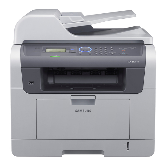Samsung SCX-5635FN Handbuch