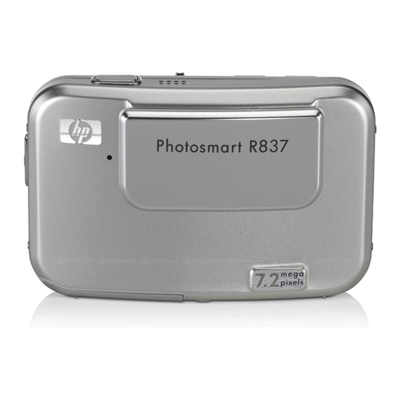 HP Photosmart R837 Bedienungsanleitung