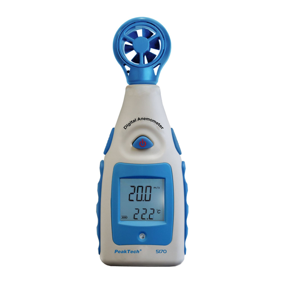 PeakTech 5170 Bedienungsanleitung