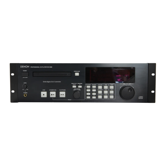 Denon DN-C680 Bedienungsanleitung