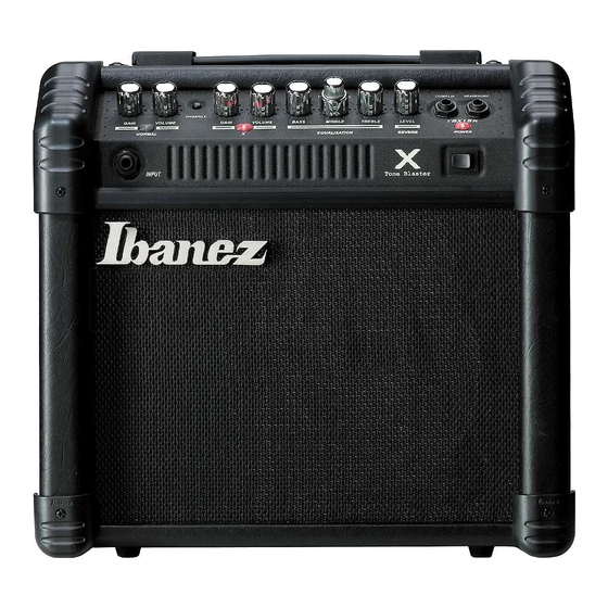 Ibanez Tone Blaster series Bedienungsanleitung