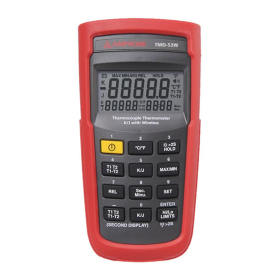 Amprobe TMD-53 Bedienungshandbuch