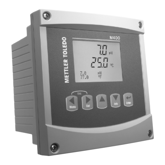 Mettler Toledo M400 PA Bedienungsanleitung