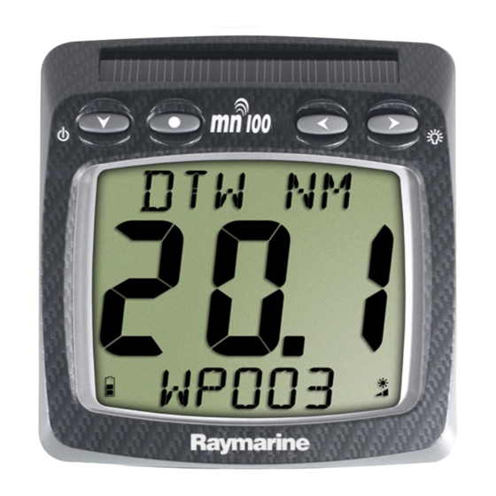 Raymarine mn100 Bedienungsanleitung