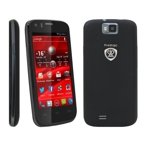 Prestigio MultiPhone PAP4055 DUO Schnellstartanleitung