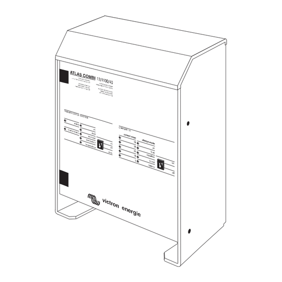 Victron ATLAS combi 12/1100 Gebrauchsanweisung