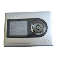 Sony Walkman NW-HD3 Bedienungsanleitung