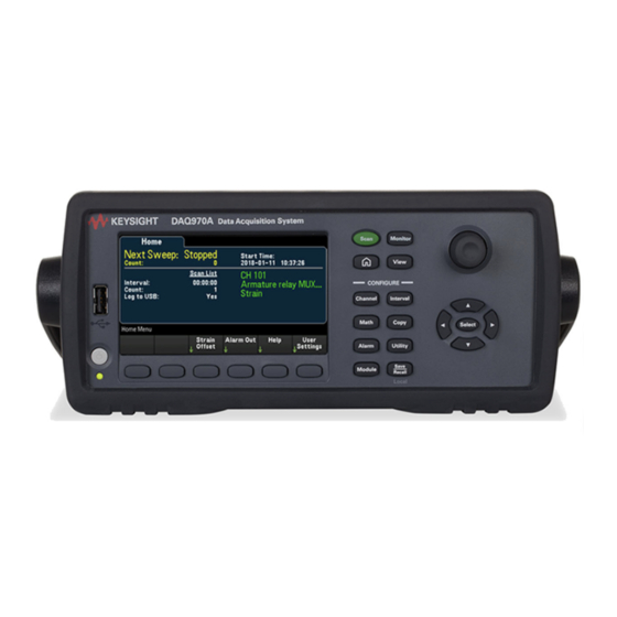 Keysight DAQ970A Benutzerhandbuch
