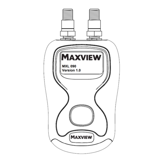 Maxview MXL 090 Bedienungsanleitung