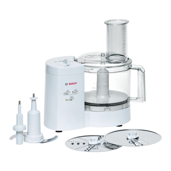 Bosch MCM 20-Serie Gebrauchsanleitung