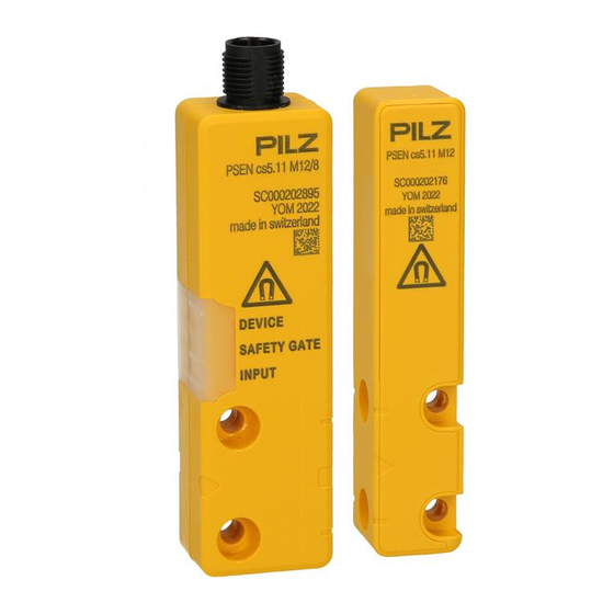 Pilz PSEN cs5.11 M12/8 Bedienungsanleitung