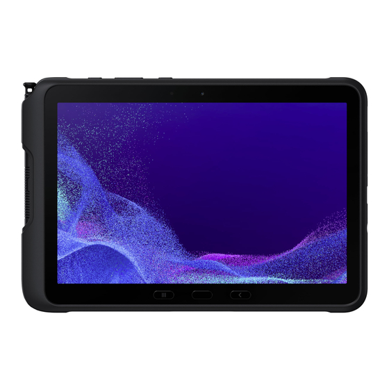 Samsung Galaxy Tab Active 4 Pro Benutzerhandbuch