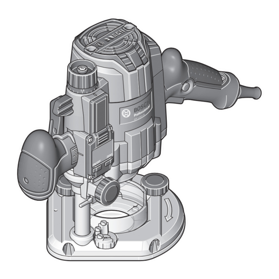 Bosch GOF Professional 1250 CE Originalbetriebsanleitung