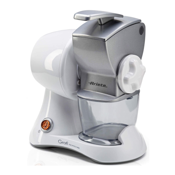 Ariete 448 Grati Professional Anleitung