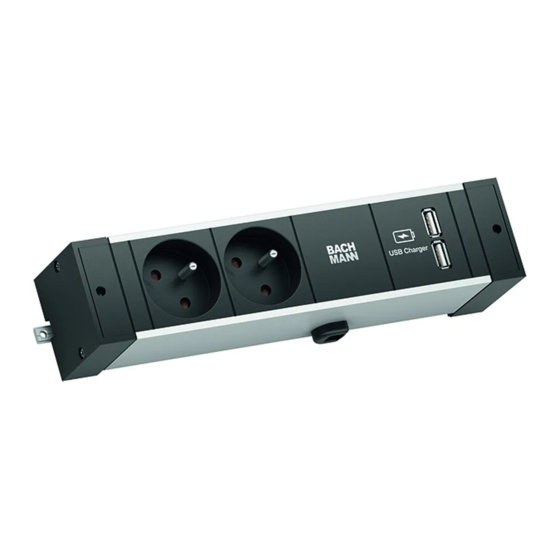 Bachmann DESK RAIL Montageanleitung