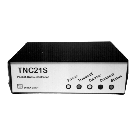 SYMEK TNC 21 S Handbuch