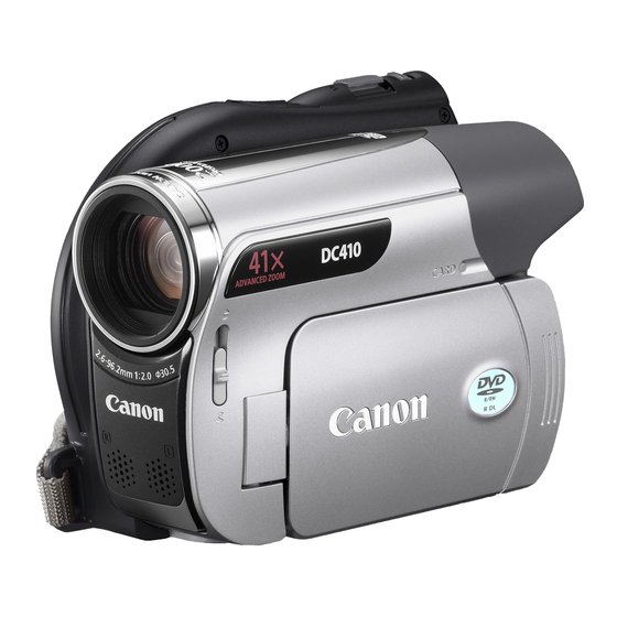 Canon DC410 Bedienungsanleitung