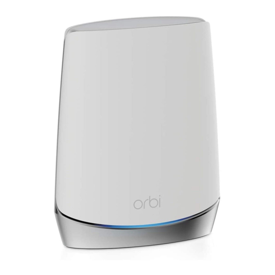 NETGEAR Orbi NBR750 Schnellstartanleitung