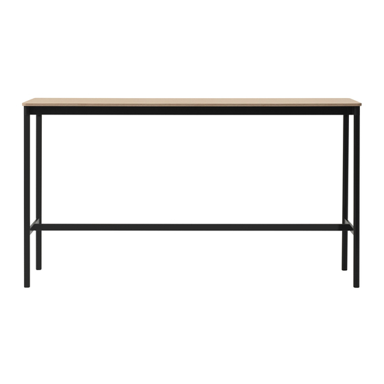 muuto Base High Table Montageanleitung