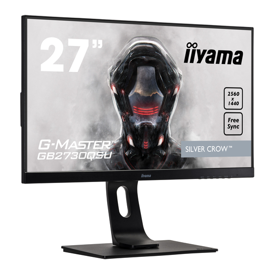 iiyama G-MASTER GB2730QSU Bedienungsanleitung