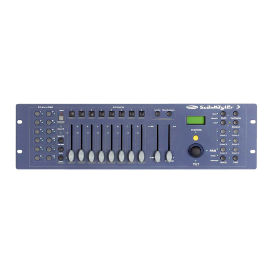 SHOWTEC Scanmaster 3 Bedienungsanleitung