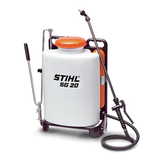 Stihl SG 20 Gebrauchsanleitung