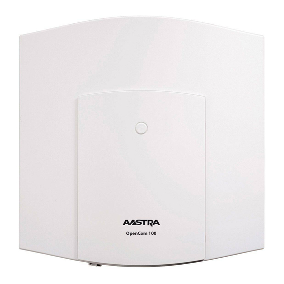 Aastra Opencom 100 Bedienungsanleitung
