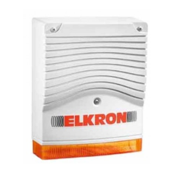 Elkron HP30WL Kurzanleitung