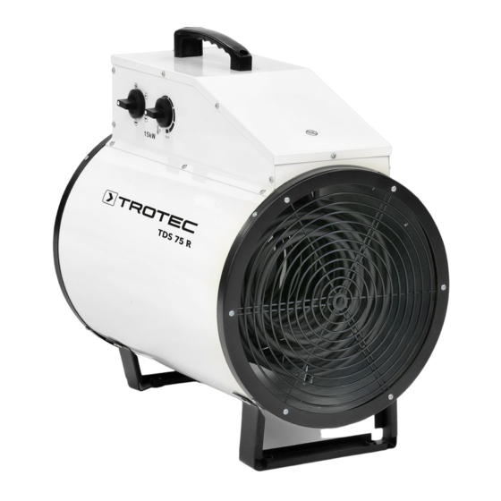 Trotec TDS 75 R Originalbetriebsanleitung