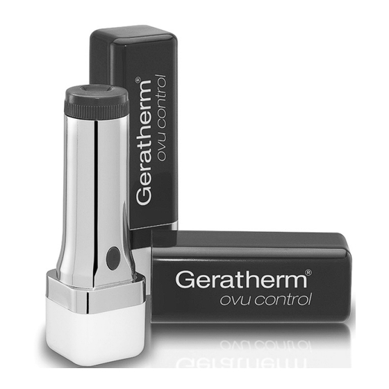 GERATHERM ovu control GT-OVU04 Gebrauchsanweisung
