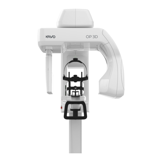 KaVo ORTHOPANTOMOGRAPH OP 3D Installationshandbuch