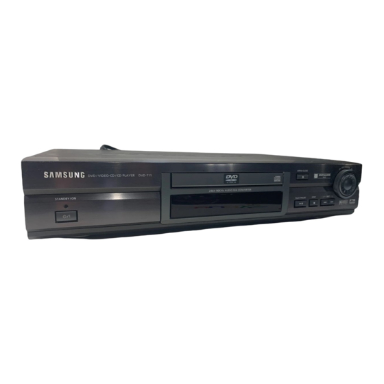 Samsung DVD-711 Handbücher