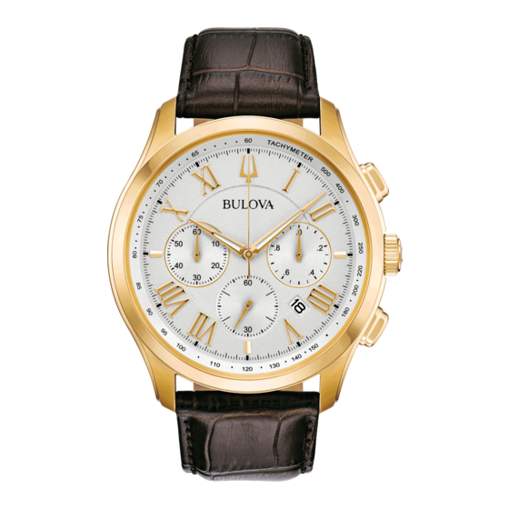 Bulova WB100 Serie Einstell- Und Pflegeanleitung