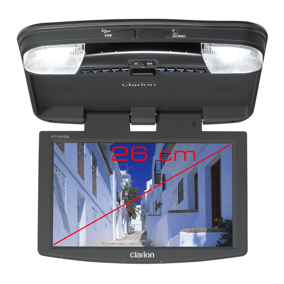 Clarion VT1010E Benutzerhandbuch