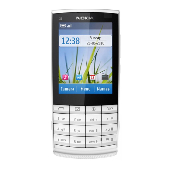 Nokia X3-02 Bedienungsanleitung