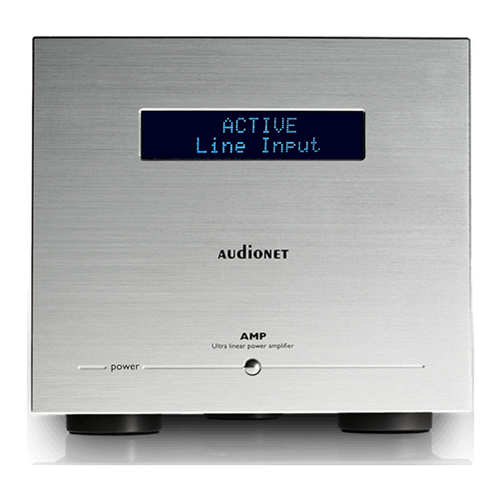 Audionet AMP Bedienungsanleitung