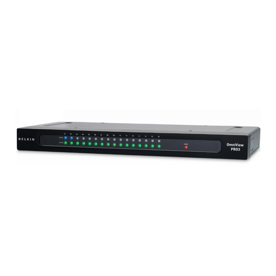 Belkin OmniView PRO3 Benutzerhandbuch
