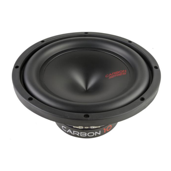 Audio System GERMAN SOUND CARBON 12 Anleitung