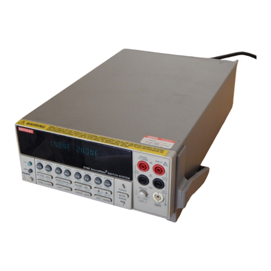 Keithley SourceMeter 2790 Bedienungsanleitung