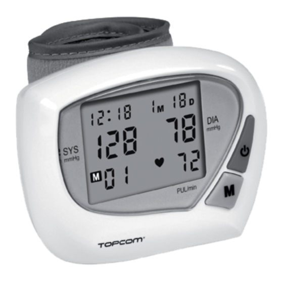 Topcom BPM WRIST 2000 Gebrauchsanweisung