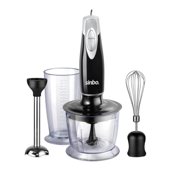 Sinbo SHB 3029 Bedienungsanleitung