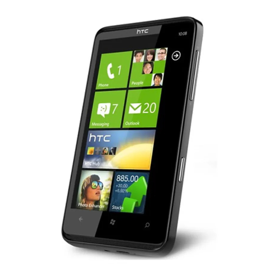 HTC HD7 Handbuch