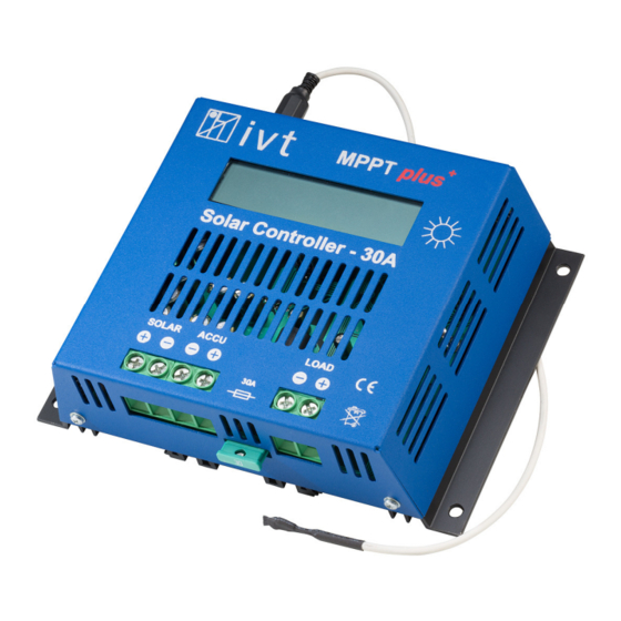 IVT MPPTplus 10A 200035 Bedienungsanleitung
