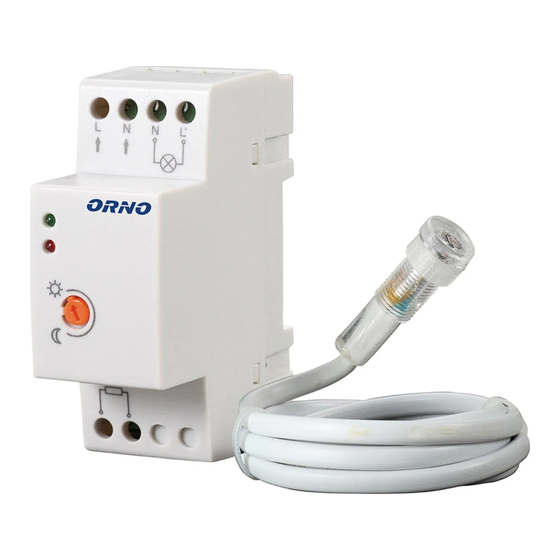 Orno OR-CR-219 Bedienungsanleitung Und Montageanleitung