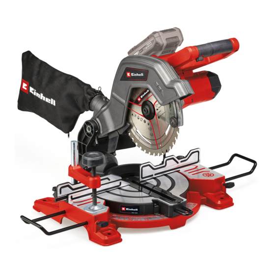 EINHELL TE-MS 18/8 Li Originalbetriebsanleitung