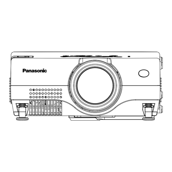 Panasonic PT-L735NTE Bedienungsanleitung