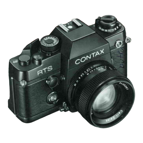 Contax RTS II Gebrauchsanweisung