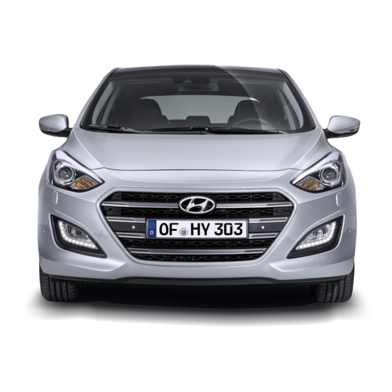 Hyundai i30 2015 Betriebsanleitung