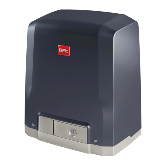 BFT DEIMOS AC A 600 Installations- Und Gebrauchsanleitung