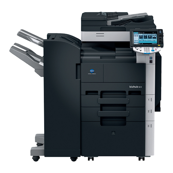 Konica Minolta bizhub 283 Kurzreferenz